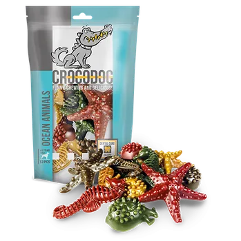 Pamlsek pro psa CROCODOG Žvýkací pamlsky Ocean Animals 336 g