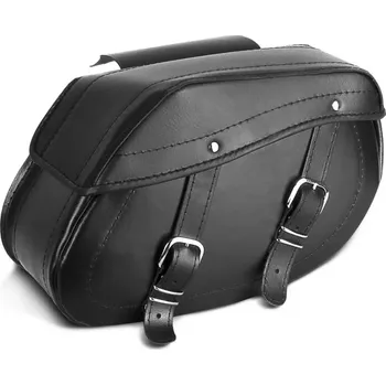 Zavazadlo na motocykl Sedlové kožené brašny na motorku TXR DS9A, pár (42cm x 26cm x 18cm) (Kožené moto-brašny na chopper/cruiser)