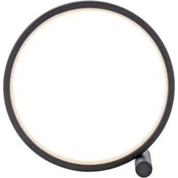 Lampička JUSTLIGHT MINI RITUS LED stolní lampa černý kruh minimalistické šňůrový vypínač 3000K - JUST LIGHT LD 15395-18