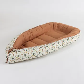 Hnízdečko pro miminko Tulimese Hnízdečko lupeny podzimu skořicové VARIANTY PROVEDENÍ HNÍZDEČKA: HNÍZDEČKO SAMOSTATNÉ