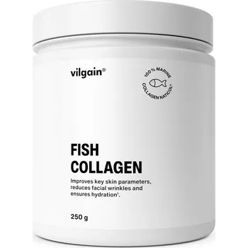 Kloubní výživa Vilgain Hydrolyzovaný rybí kolagen – 3×&nbsp;bez příchutě 250&nbsp;g - Doprava ZDARMA