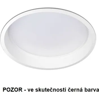 Bodové svítidlo KOHLLIGHTING Zápustné svítidlo LIM kulaté černé LED 25W 4000K Ø215mm kulaté - KOHL-Lighting KHL K50312.BK.4K