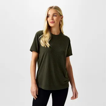 Tričko Biba Khaki 1068038 14 (L)