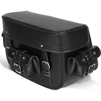 Zavazadlo na motocykl Kožený kufr na motorku TXR TK1A se zámkem