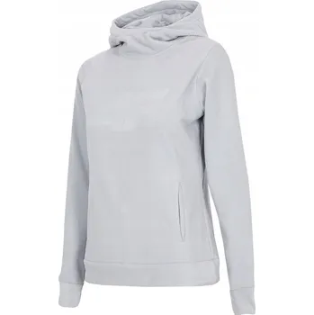 Dámská mikina Dámská fleecová mikina 4F Z22 PLD352 s kapucí šedá XL