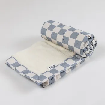 Dětská deka Tulimese Beránková deka šachovnice