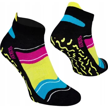 Dámské ponožky Ponožky Protiskluzové ABS Dámské Jóga Fitness Posilovna 41-46 ZOOKSY