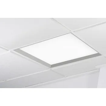 Bodové svítidlo KOHLLIGHTING WINNER LED panel šedá 6000K mikroprisma 37W čtverec - KOHL-Lighting KHL K50502.GY.MP.6K