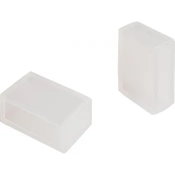 LED páska LIGHT IMPRESSIONS Deko-Light silikonové koncovky sada 2ks pro 24V COB Sauna LED pásek - LIGHT IMPRESSIONS IMPR 930736