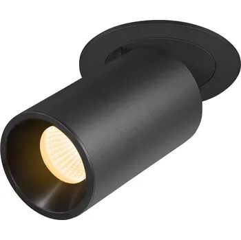 Bodové svítidlo SLV - BIG WHITE NUMINOS® PROJECTOR M stropní zápustné svítidlo, 3000 K, 40°, válcové, černé/černé - BIG WHITE (SLV) LA 1006996