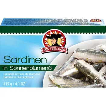 Don Fernando Sardinky ve slunečnicovém oleji 115g