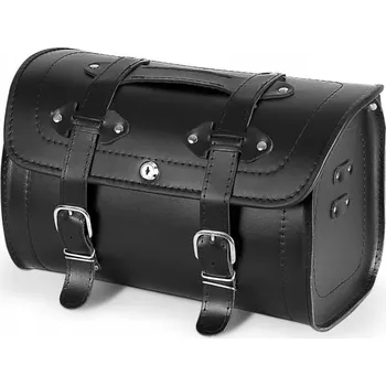 Zavazadlo na motocykl Kožený kufr na motorku TXR TK4A se zámkem (šířka 40 cm), chopper, cruiser