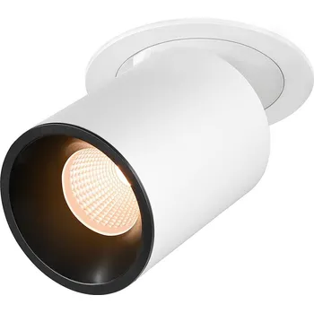 Bodové svítidlo SLV - BIG WHITE NUMINOS® PROJECTOR L stropní zápustné svítidlo, 2700 K, 20°, válcové, bílé/černé - BIG WHITE (SLV) LA 1007038