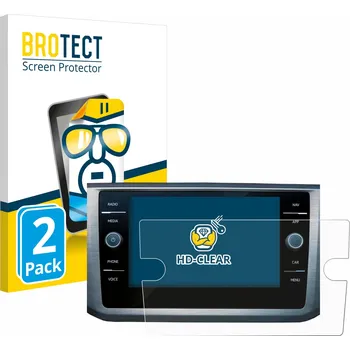 Telefonní příslušenství 2x BROTECT Displayschutz-Folie pro Volkswagen Passat B8 Discover Media 8 (2x čirá ochranná fólie BROTECT pro Volkswagen Passat B8 Discover Media 8)