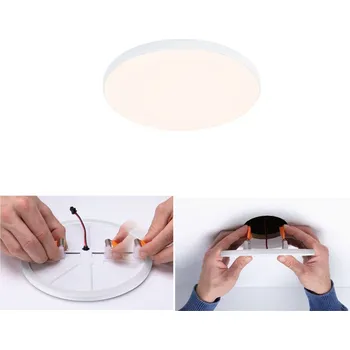 Koupelnové svítidlo PAULMANN VariFit LED vestavné svítidlo Veluna Edge IP44 kruhové 120mm 3000K bílá - PAULMANN P 79939