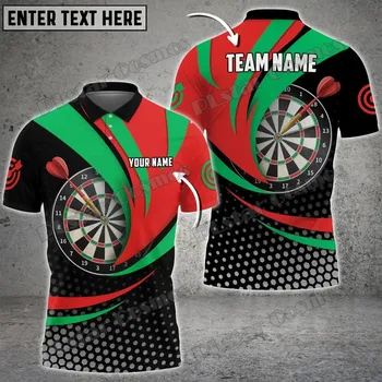 Dámské tričko Tričko s potiskem 3D Darts pro tým CS493 Velikost: 5XL, Barva (Varianta): Polo košile 6