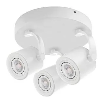 Bodové svítidlo AZZARDO Bross Arm 3 Round (white) - AZZARDO AZZ AZ3504