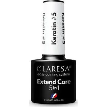 Lak na nehty Gel lak CLARESA Extend Care 5v1 KERATIN 5 5ML