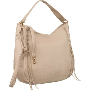 Kabelka Prostorná, městská dámská taška z ekologické kůže - Peterson Barva: Béžová