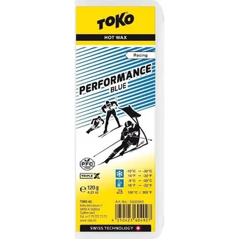 Lyžařský vosk TOKO Performance Triplex - 120g modrá