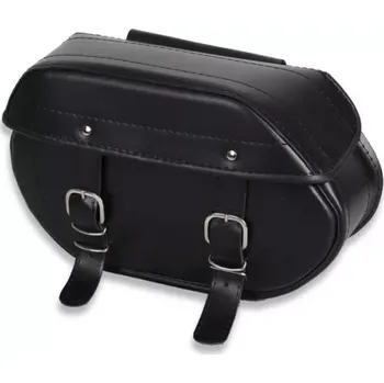 Zavazadlo na motocykl Sedlové kožené brašny na motorku TXR DS5A, pár (42cm x 26cm x 16cm) (Malé kožené moto-brašny na chopper/cruiser)