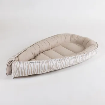 Hnízdečko pro miminko Tulimese Hnízdečko béžový tygr VARIANTY PROVEDENÍ HNÍZDEČKA: HNÍZDEČKO SAMOSTATNÉ