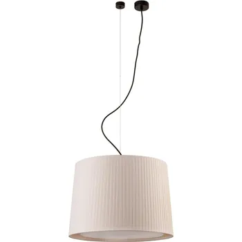 FARO SAMBA závěsné svítidlo, černá/skládaná béžová, pr.450 - FARO FARO 64314-44