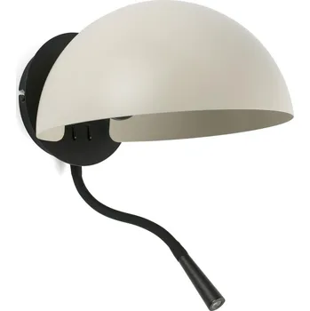 Nástěnné svítidlo FARO DOMINICA nástěnné svítidlo na čtení, béžová - FARO FARO 20032-122