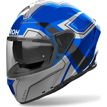 Helma na motorku Přilba SPARK 2 Dart, AIROH (modrá lesklá) 2026 (Velikost: S)