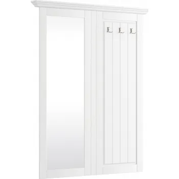 Šatní skříň Panel s věšákem a zrcadlem LUNO