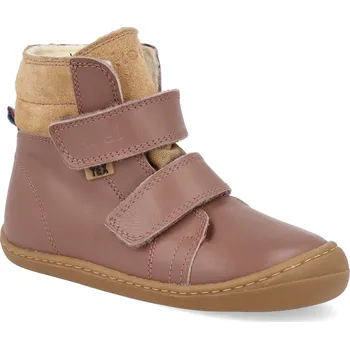 Dívčí zimní obuv Barefoot dětské zimní boty Koel - Brandon 2.0 WP Wool Old pink růžové Velikost: 26