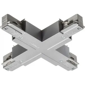 Bodové svítidlo RED - DESIGN RENDL EUTRAC X spoj stříbrnošedá 230V - RED - DESIGN RENDL RED R11340