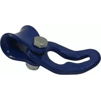 Sekera Kluzný třmen Pewag GB-V 5/6, G100 modrý (IT-32155) (Jednostranný kluzák (žabka) G100 pro použití při práci se "železným koňem". Vhodný pro řetězy 5/6 mm. Snadná montáž na lano navijáku. Max. pracovní zatížení 3.250 kg.)