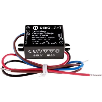 Příslušenství pro svítidlo LIGHT IMPRESSIONS Deko-Light LED-napájení MINI, CV, 12V/4W konstantní napětí 0-330 mA IP65 12V DC 4,00 W - LIGHT IMPRESSIONS IMPR 872127