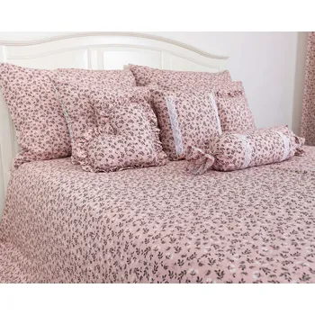 Povlečení Povlečení HERBARIUM 020, starorůžová, krep, 140x200cm + 70x90cm