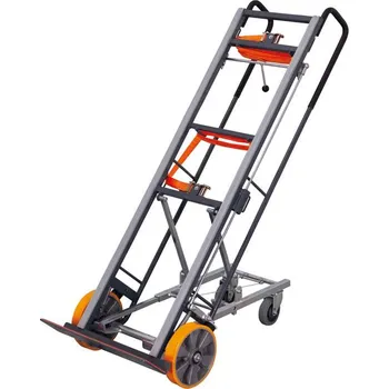 Plošinový vozík Rudl VARIOfit na objemné a těžké zboží, opěrná kola, nosnost 550 kg, barva antracit RAL7016