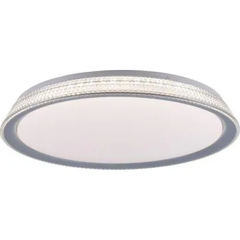 JUSTLIGHT KARI LED stropní svítidlo, stříbrná, kruhové, stmívatelné, teplá bílá, 3000K krokově stmívatelné 3000K - LEUCHTEN DIREKT / JUST LIGHT LD 14359-21
