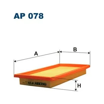 Autodíl Vzduchový filtr FILTRON (AP078)