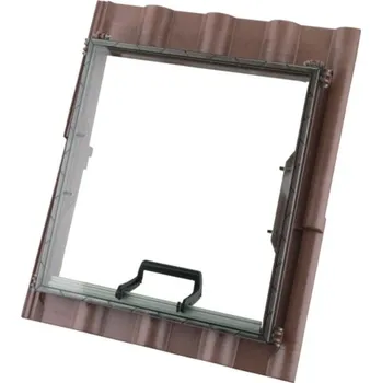 střešní výlez Výlez střešní BMI BRAMAC Classic Luminex Plus 70,5×76,5 cm – tmavohnědá