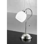 ORION Stolní lampa 1x40W E14, satin/opál sklo bílé, výška 20cm - ORION OR LA 4-1098/1 SATI