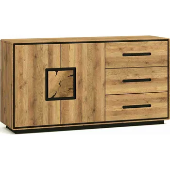 Knihovna Dubová komoda Arizona 1 z masivu