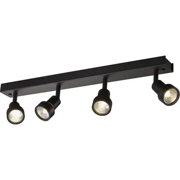 SLV - BIG WHITE PURI CW, nástěnné a stropní nástavbové svítidlo, quad, QPAR51, černá, 4x50W - BIG WHITE (SLV) LA 1002029