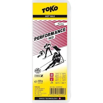 Lyžování TOKO Performance Triplex - 120g červená