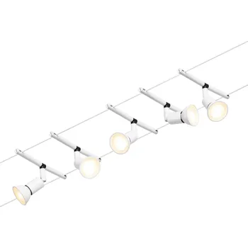 Svítidlo PAULMANN Lankový systém Salt matný chrom bez zdroje světla max. 10W GU5,3 DC 60VA - PAULMANN P 94458