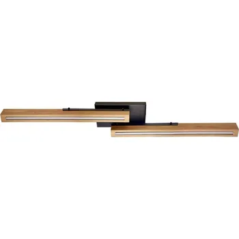 LIGHT IMPRESSIONS Deko-Light stropní přisazené svítidlo, Madera, 22 W, DIM, 3000 K, přírodní dub, 100-240V 2740 lm 1100 mm hnědá/černá - LIGHT IMPRESSIONS IMPR 348212