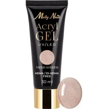 Přípravek na nehty Molly Nails Akrygel - Béžová božskost 30ml