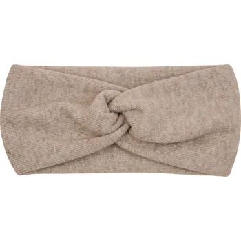 Čepice dámská hnědá svetrovinová čelenka