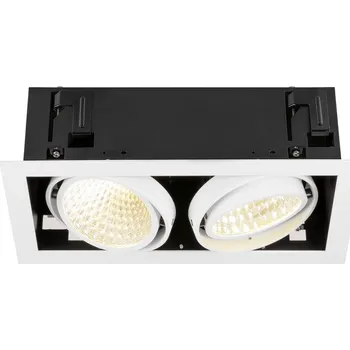 Bodové svítidlo SLV - BIG WHITE KADUX vestavné svítidlo do stropu, jednoduché, 3000K, DALI 2, dotykové ovládání, 30°, bílá - BIG WHITE (SLV) LA 1008571