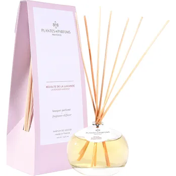Tyčinkový aroma difuzér Plantes et Parfums de Provence Récolte de la Lavande Vonný difuzér, 100 ml
