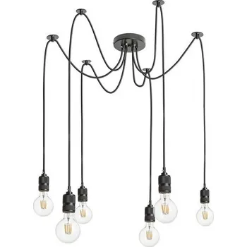 Svítidlo RED - DESIGN RENDL CINDY VI závěsná černá 230V E27 6x42W - RED - DESIGN RENDL RED R12054